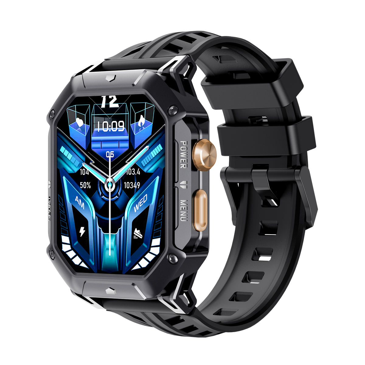 CUBOT X1 Smart Watch 2.13-inch AMOLED Screen 850mAh Battery Waterproof Sport Smartwatch Bluetooth Call Heart Rate