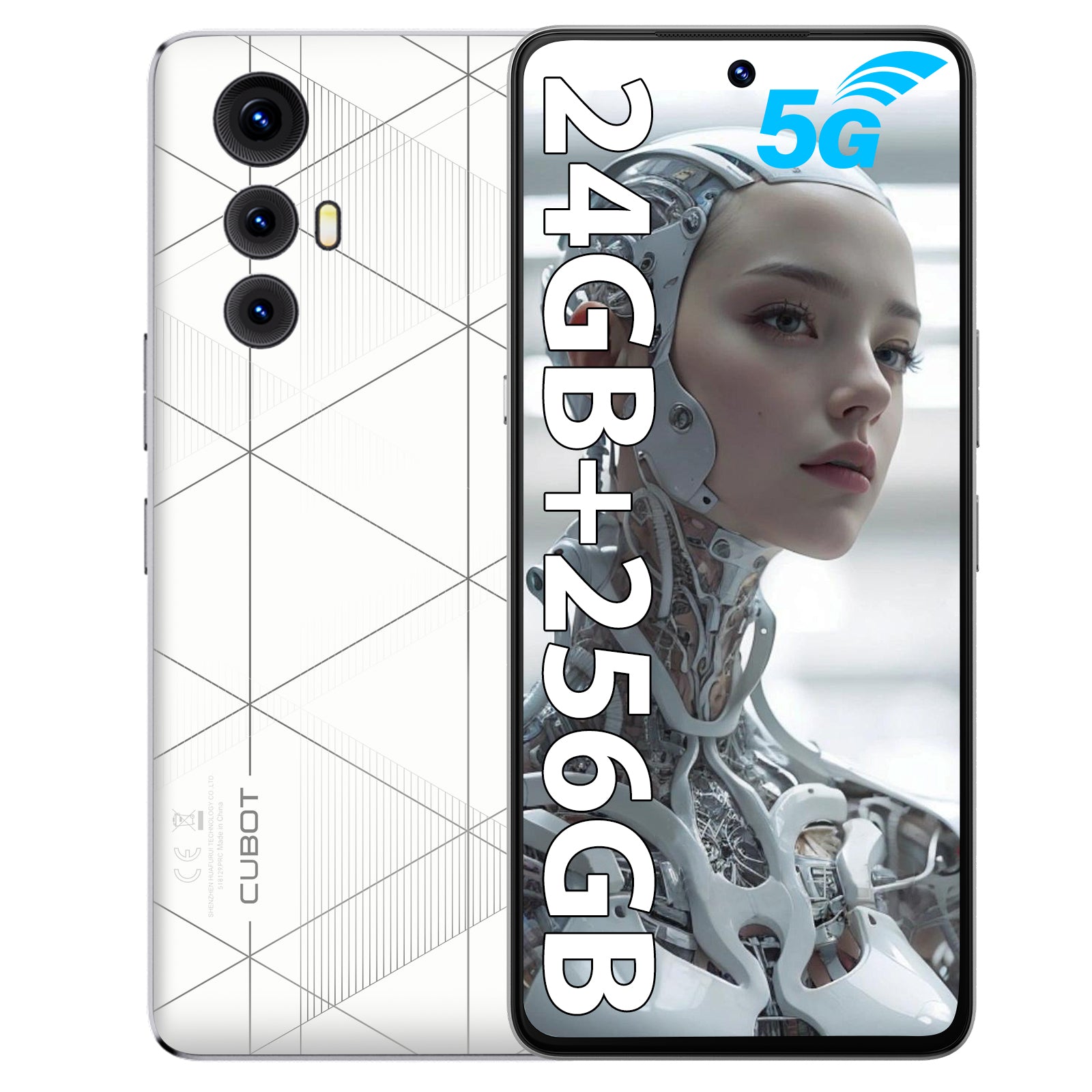 Cubot MAX5 24+256GB 6.95" 144Hz Android 14 5G Gaming Smartphone