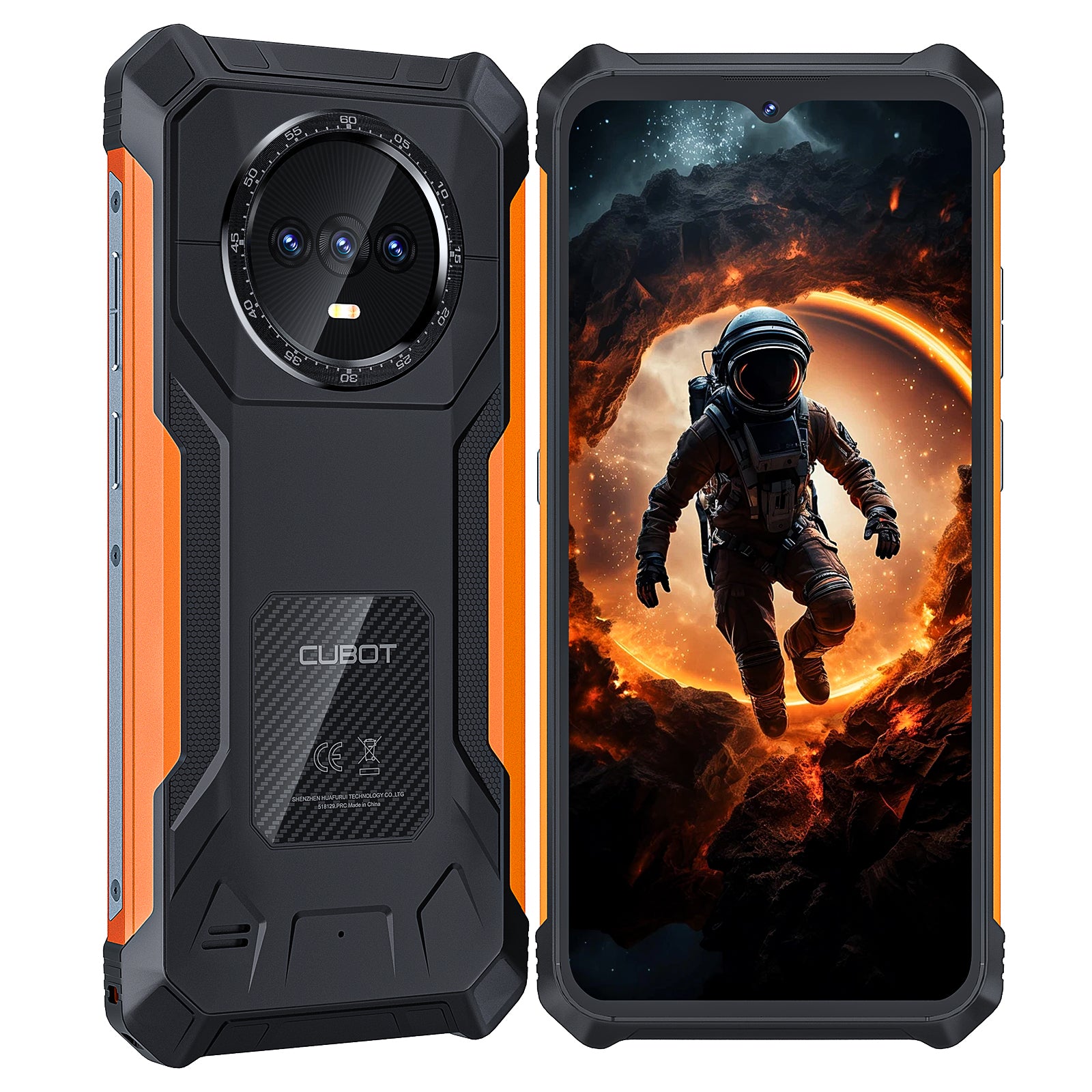 CUBOT KINGKONG ES 本体 ブラック オレンジ Cubot KINGKONG ES 16GB+128GB RAM Android 14 Rugged Phone