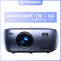 SUREWHEEL K10 Native 1080P 4K Portable Projector