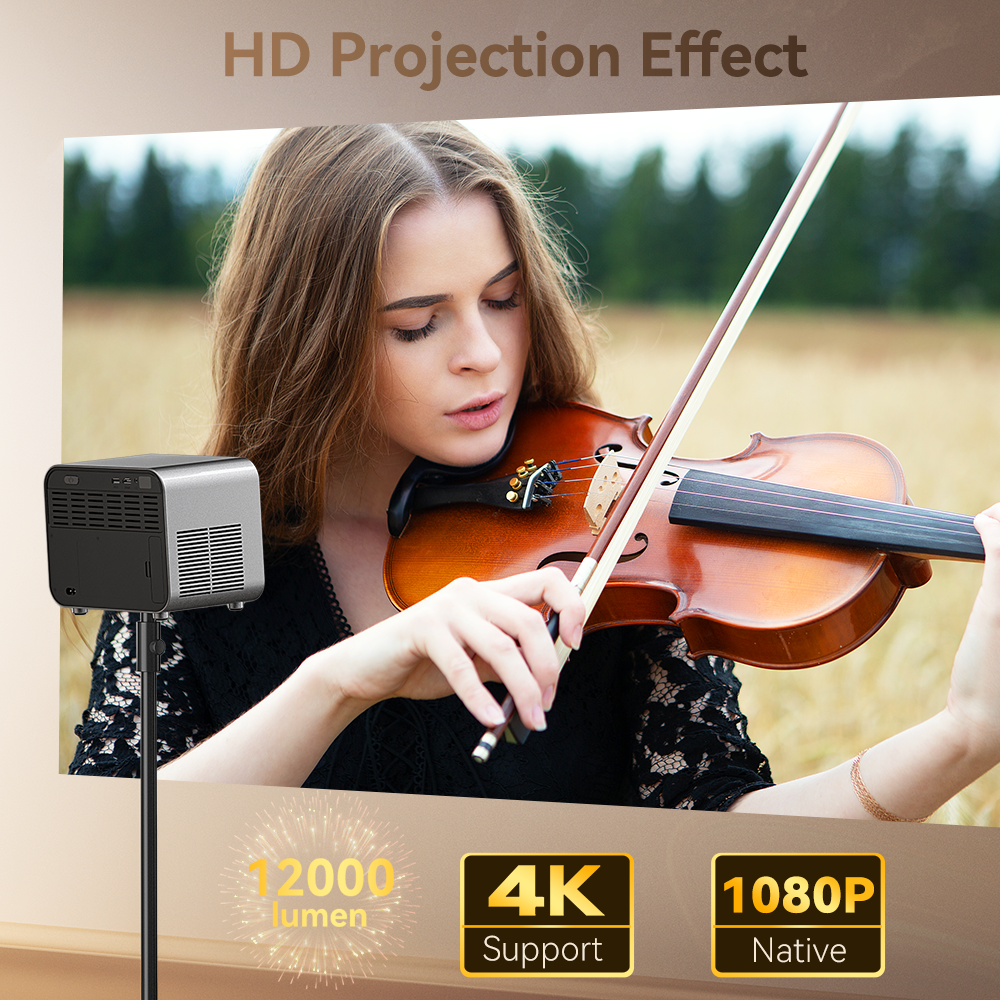 SUREWHEEL SW30 Auto Focus Native 1080P 4K Projector