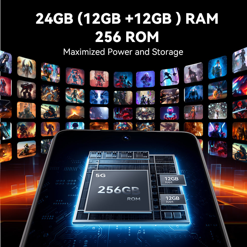 Cubot MAX5 24+256GB 6.95